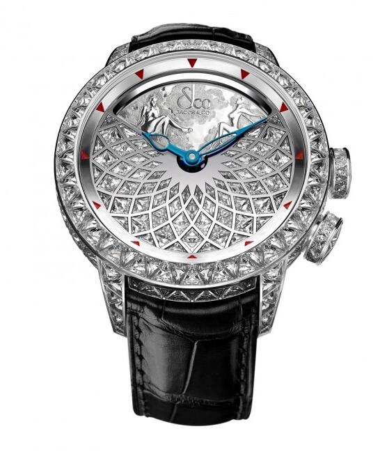 replica Jacob & Co Mechanical Complications Caligula Baguette 400.800.30.BD.BD.1BD watch for sale